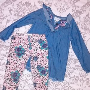 Jessica Simpson Toddler Girl Outfit, 18M